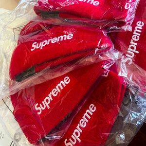 Supreme x New Era, Red Box Logo Beanie